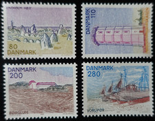 TIMBRES du DANEMARK - PAYSAGES