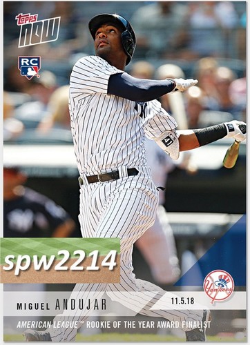 2018 topps now miguel andujar - now,