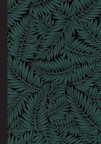 Carnet lign motif feuillage - lign,