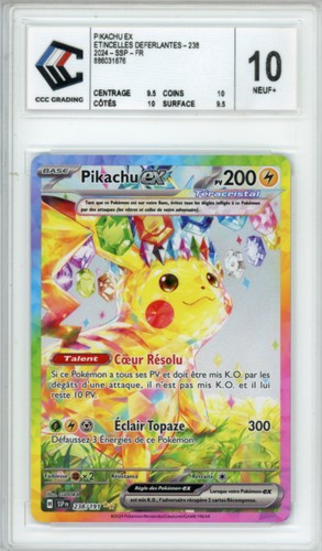 Carte pokémon pikachu - carte, pikachu-ex