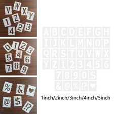 Pochoirs de lettres pour