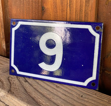 Authentique plaque émaillée