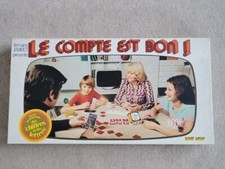 Vintage LE COMPTE EST BON Jeu de Société Complet Armand Jammot ORTF Laffont
