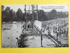 cpa FRANCE PLAGE de GOURNAY sur MARNE Le DEAUVILLE à porter de tous Plongeoir