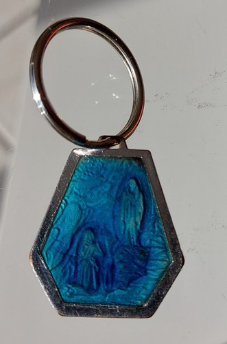 Médaille porte clef lourdes - médaille,