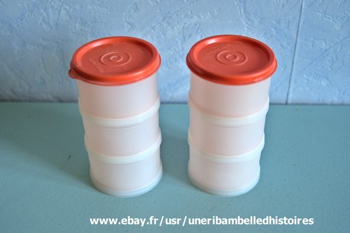 Lot boîtes plastique - 6,