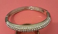 BRACELET JONC PLAQUE-OR