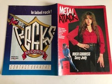magazine revue vintage METAL ATTACK N° 21 rock goddess sexy jody
