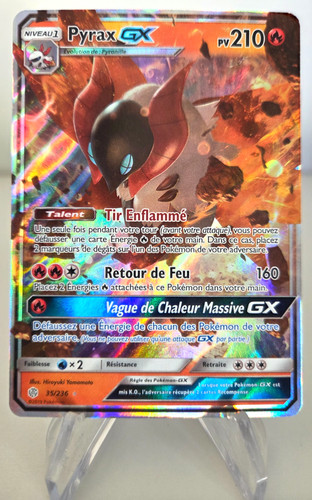 Carte pokémon pyrax 236 - pyrax, 35/236