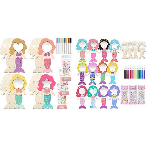Kit artisanat sirène avec - avec, 12