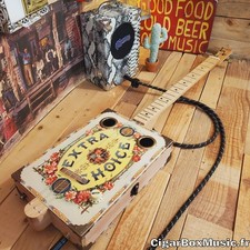 Guitare cigar box "Extra Choice"