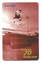 RARE / CARTE TELEPHONIQUE - SKATE PARK SKATEBOARD FIGURES / PHONECARD TELECARTE