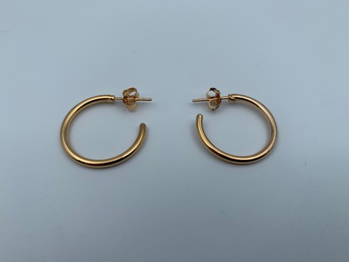 Boucles oreilles plaque - boucles, or