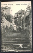 CPA Chimay, Escalier de la Basse Ville 