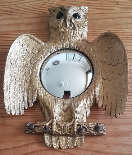 Miroir doré œil sorcière - œil, de