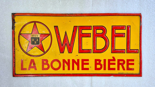 Tôle lithographiée bière - lithographiée,