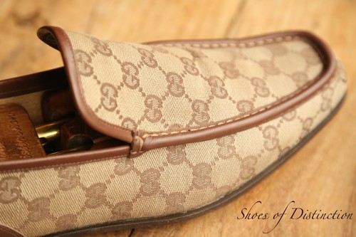 Chaussures gucci marron en - gucci, gg