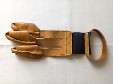 Doigtier / Gant de Tir à l'Arc en Cuir à 3 Doigts - LG Fred Bear