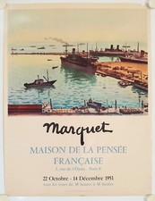 Affiche MARQUET 1953