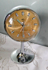 Réveil ancien FASHION 1863 mécanique pied tulipe 2 jewels vintage 70 fonctionne