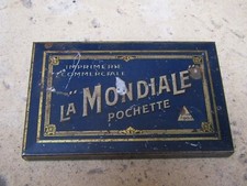 Boite en métal Tampons Imprimerie « La Mondiale » pochette