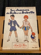 Groffe Zimmermann Les chansons de Bob et Bobette partition chant piano Sam Fox