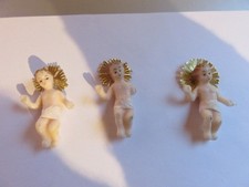 Lot de 3 petit jésus en cire
