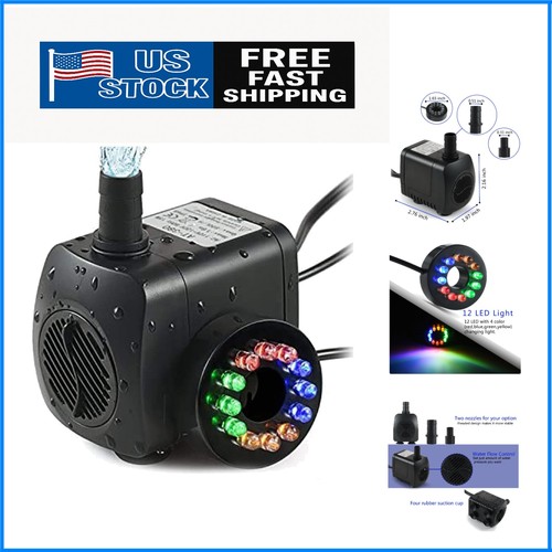 Led colorful submersible - 12,