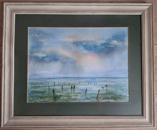 Aquarelle marine scène - , de