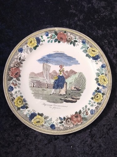 Assiette polychrome choisy - de,
