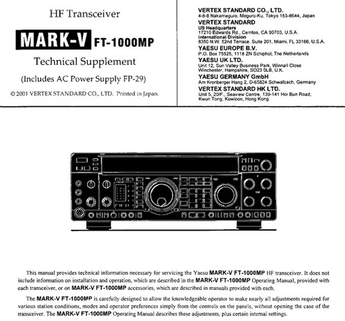Cdrom yaesu 1000mp mark - yaesu, v