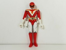 Figurine sentai type POPY BANDAI red JETMAN rouge Jouet vintage Taiwan 1990 RARE