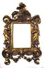 CADRE BRONZE NOTABLES SCULPTURES DECOR 32x21x5 cm.