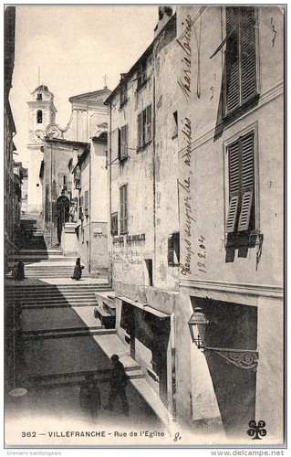 Villefranche sur mer - mer, rue
