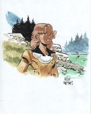 FANFOUE  L' APAGE DISPARU AVEC UNE DEDICACE DE MEYNET EO ALBUM NEUF