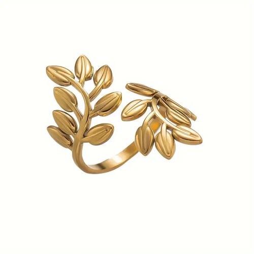 Bague feuilles acier