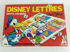 Jeu Disney Lettres Mots Croises Nathan 1977 complet Vintage  Envoi rapide suivi 