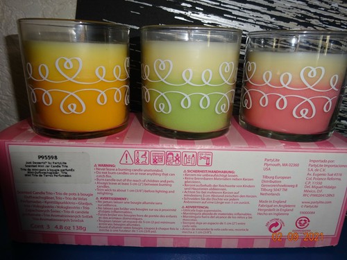 Partylite trio de - trio,