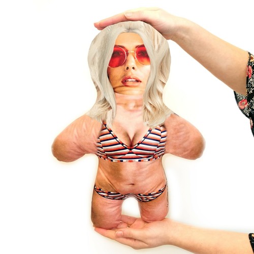 Poupée mini bikini rayé - mini,