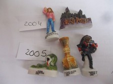 LOT 5 fèves série harry potter warner bros 2004 2005 hermione