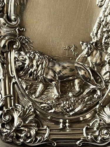 Pyrogène lion silver match - silver,