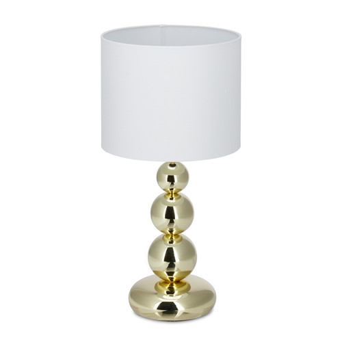 Lampe avec abat jour - tissu, et