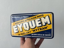 EYQUEM . Ancienne Boîte vide de Bougies Spéciales Moto . (Automobilia)