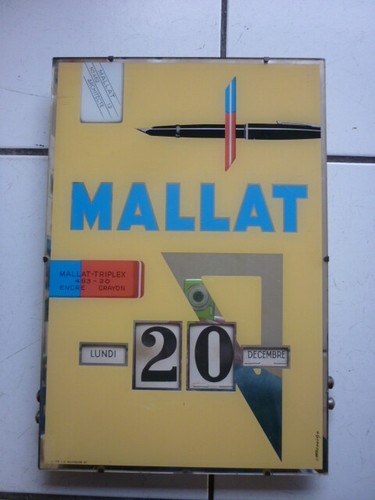 Calendrier perpetuel verre - calendrier,