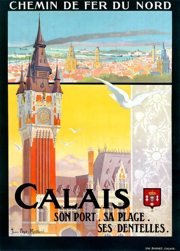 Affiche chemin fer nord - affiche, de