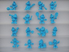 Série complète des 16 Schtroumpfs publicitaires OMO