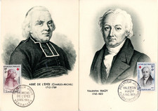 1226/7+ FDC  2  CARTES  1er