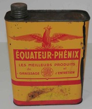 Rare bidon vide 2 litres huile