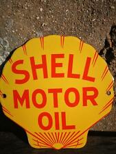 Plaque émaillée SHELL Enamel