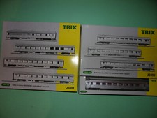 TRIX rame 8 voitures INOX TEE PBA "ETOILE DU NORD" 23408 + 23409 +23428 NEUF